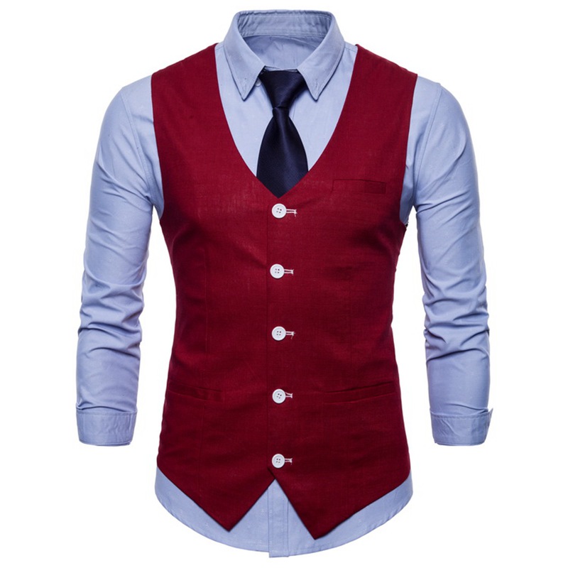 100% Polyester Woven Vest / Waistcoats